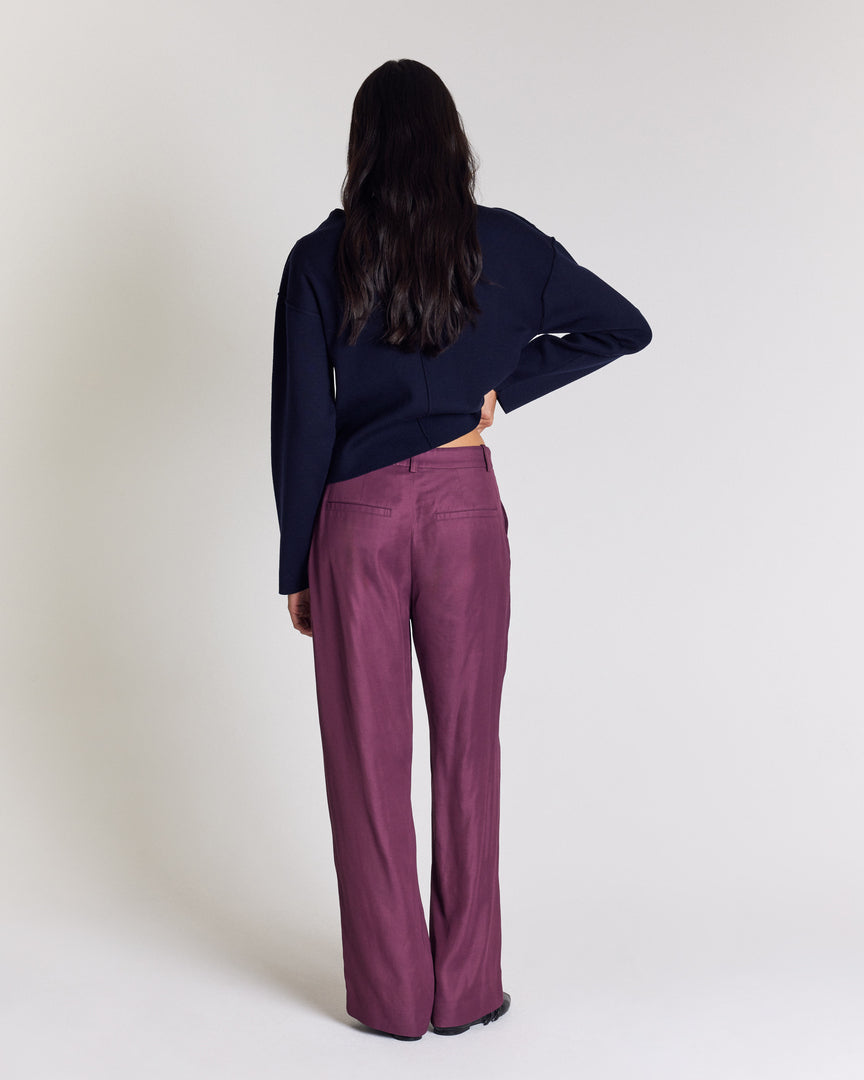 Pantalon Ferdinand prune