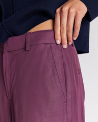Pantalon Ferdinand prune