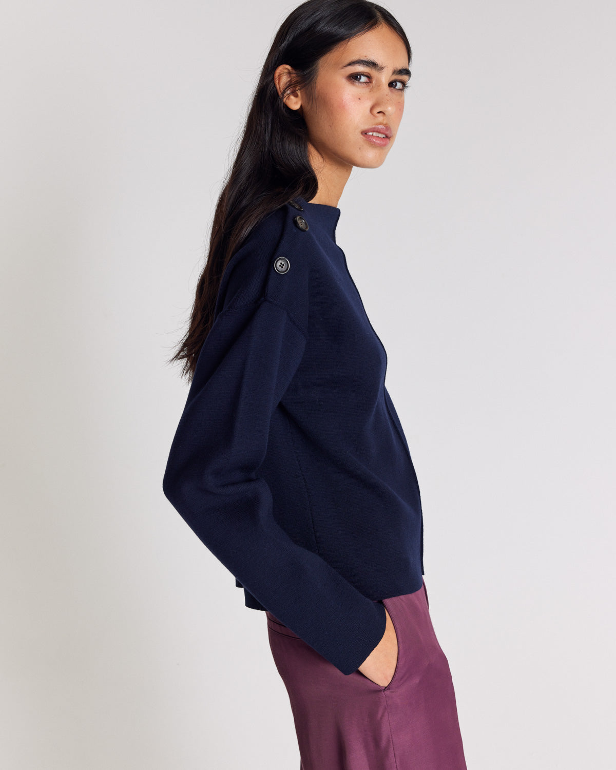 Pull Edna bleu marine