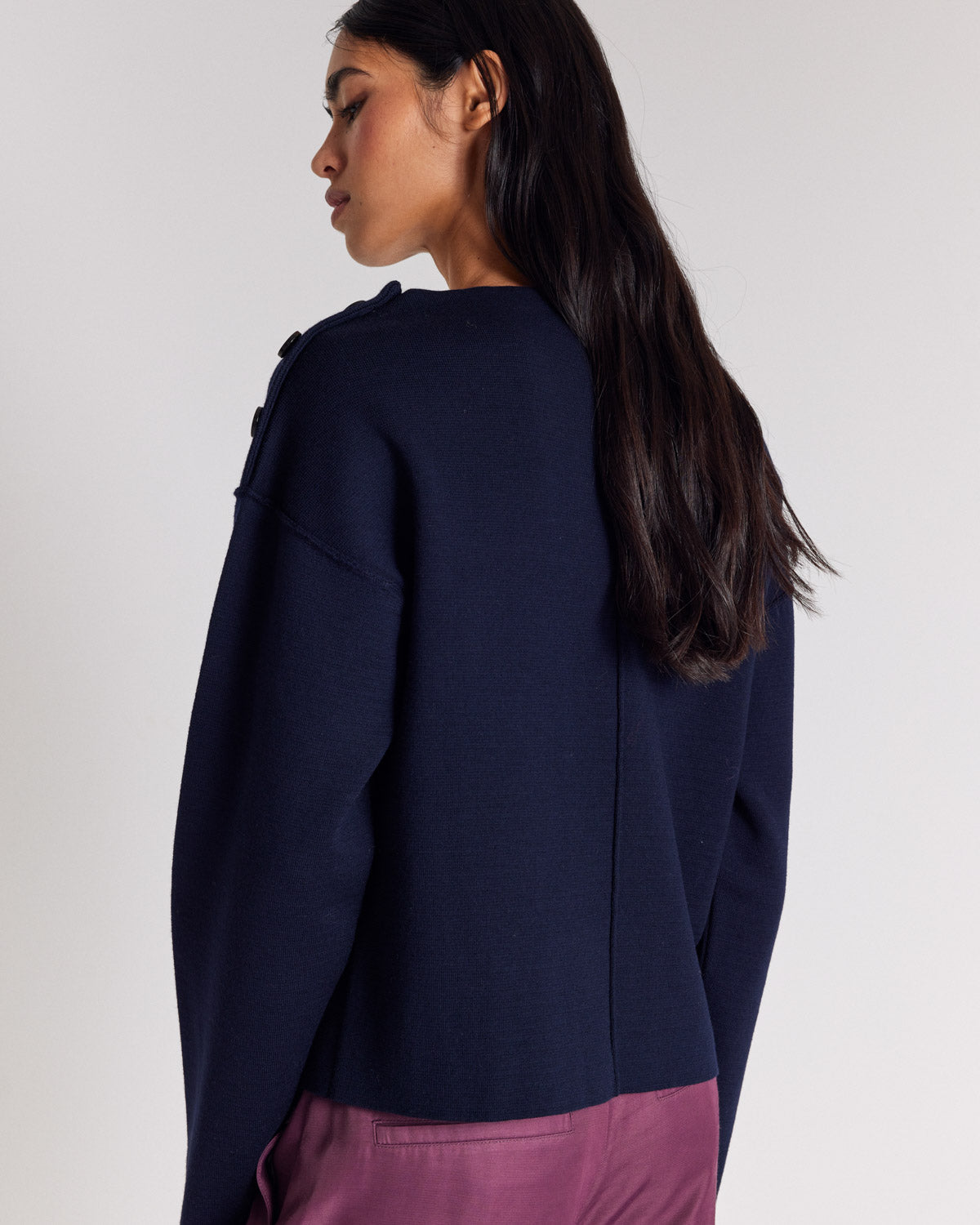 Pull Edna bleu marine
