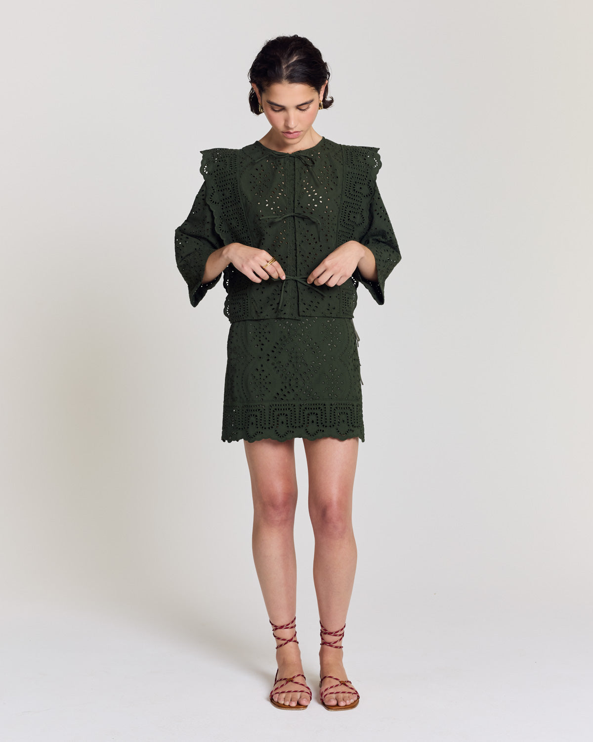 Chemise Vespera kaki