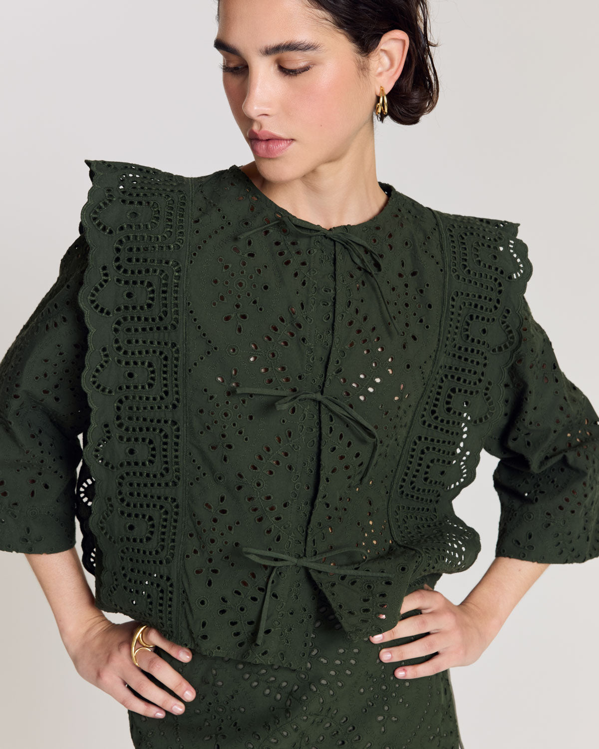 Chemise Vespera kaki