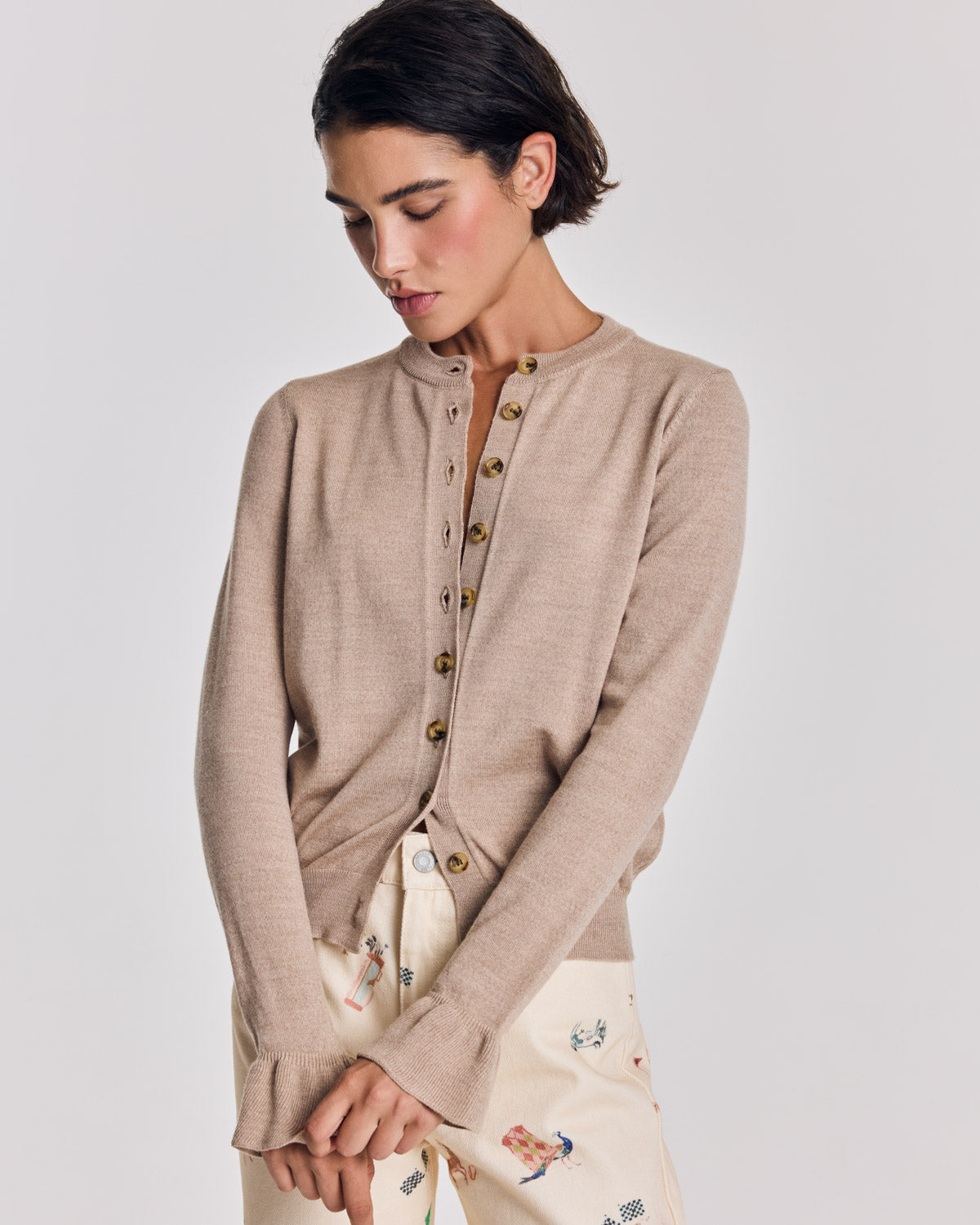Cardigan Rosalia beige