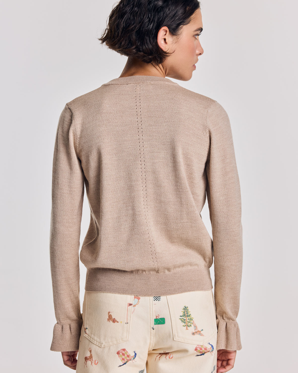 Cardigan Rosalia beige