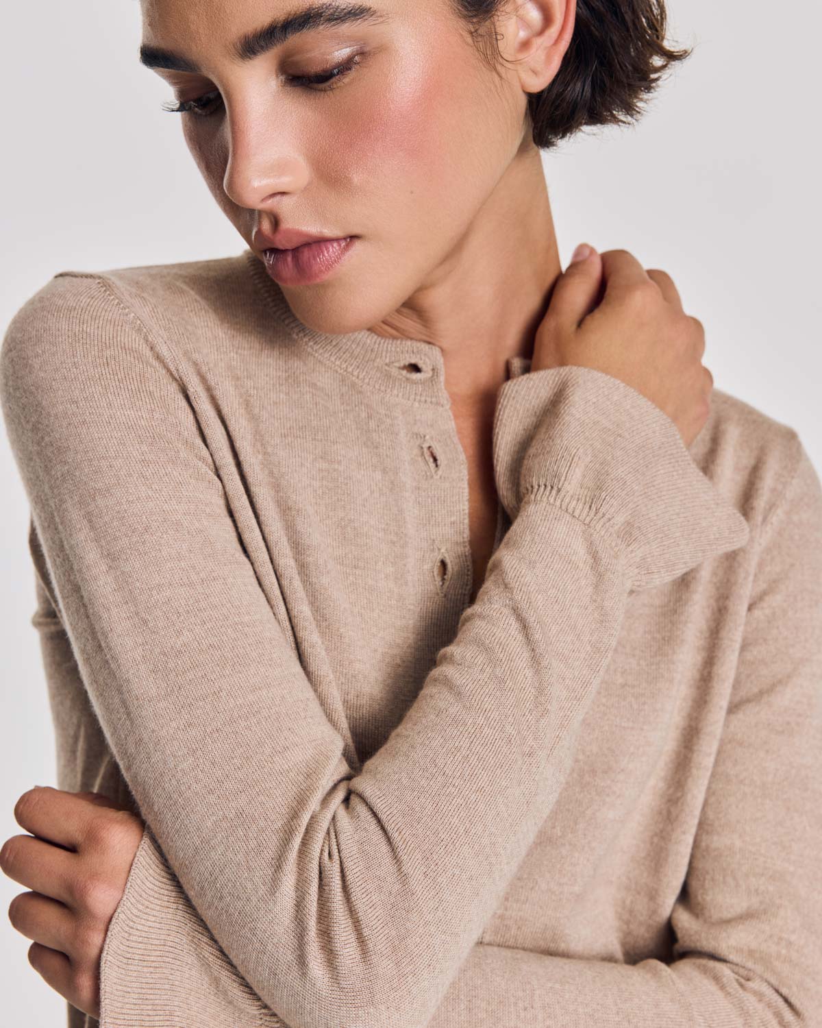 Cardigan Rosalia beige