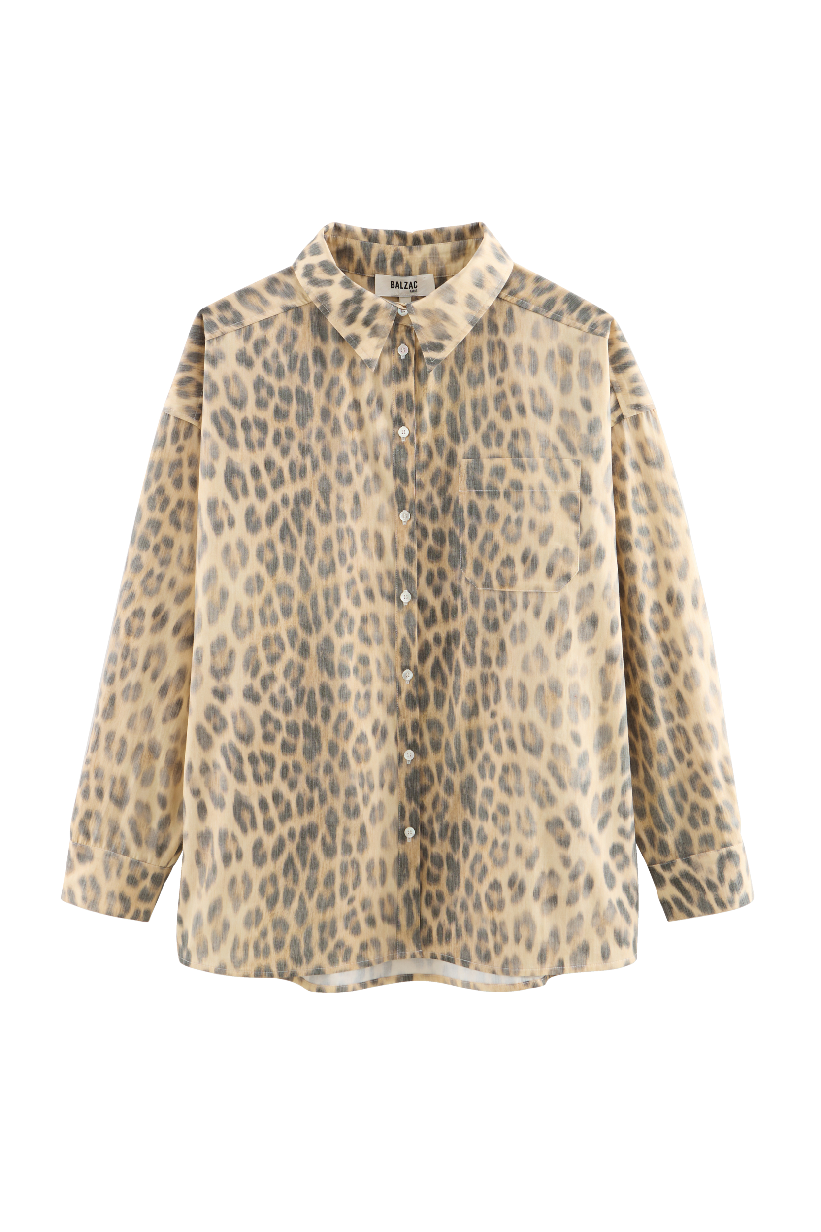 Chemise Hector léopard faded