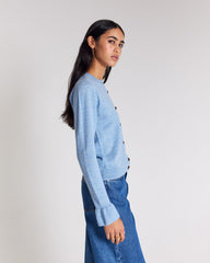 Cardigan Rosalie bleu ciel