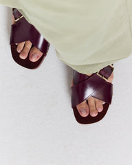 Sabots Janis bordeaux