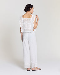 Pantalon Hollis blanc naturel