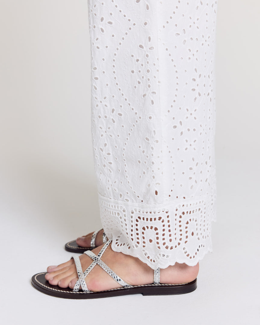 Pantalon Hollis blanc naturel