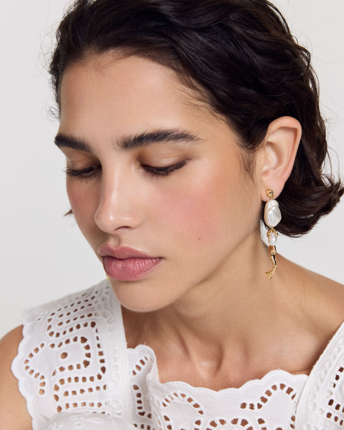 Boucles d'oreille Olivia poisson doré