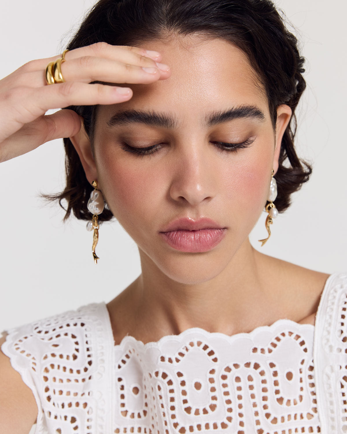 Boucles d'oreille Olivia poisson doré