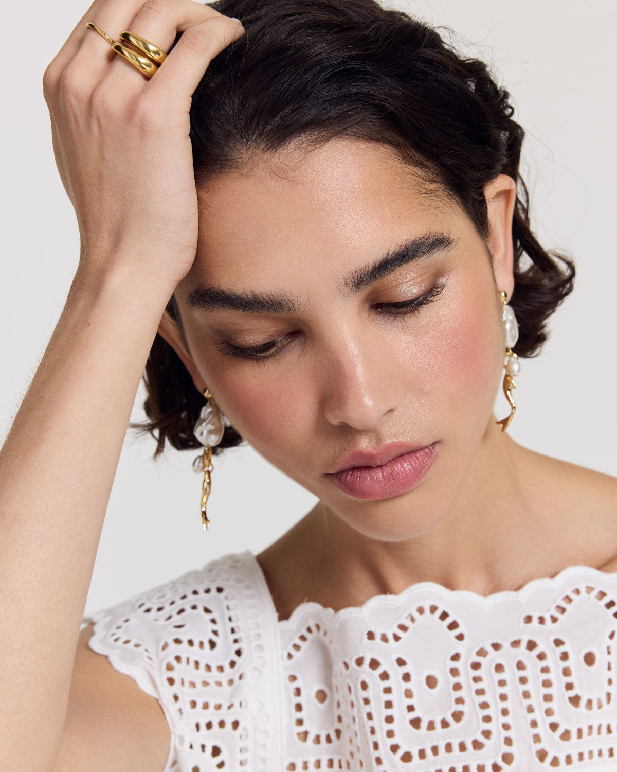 Boucles d'oreille Olivia poisson doré