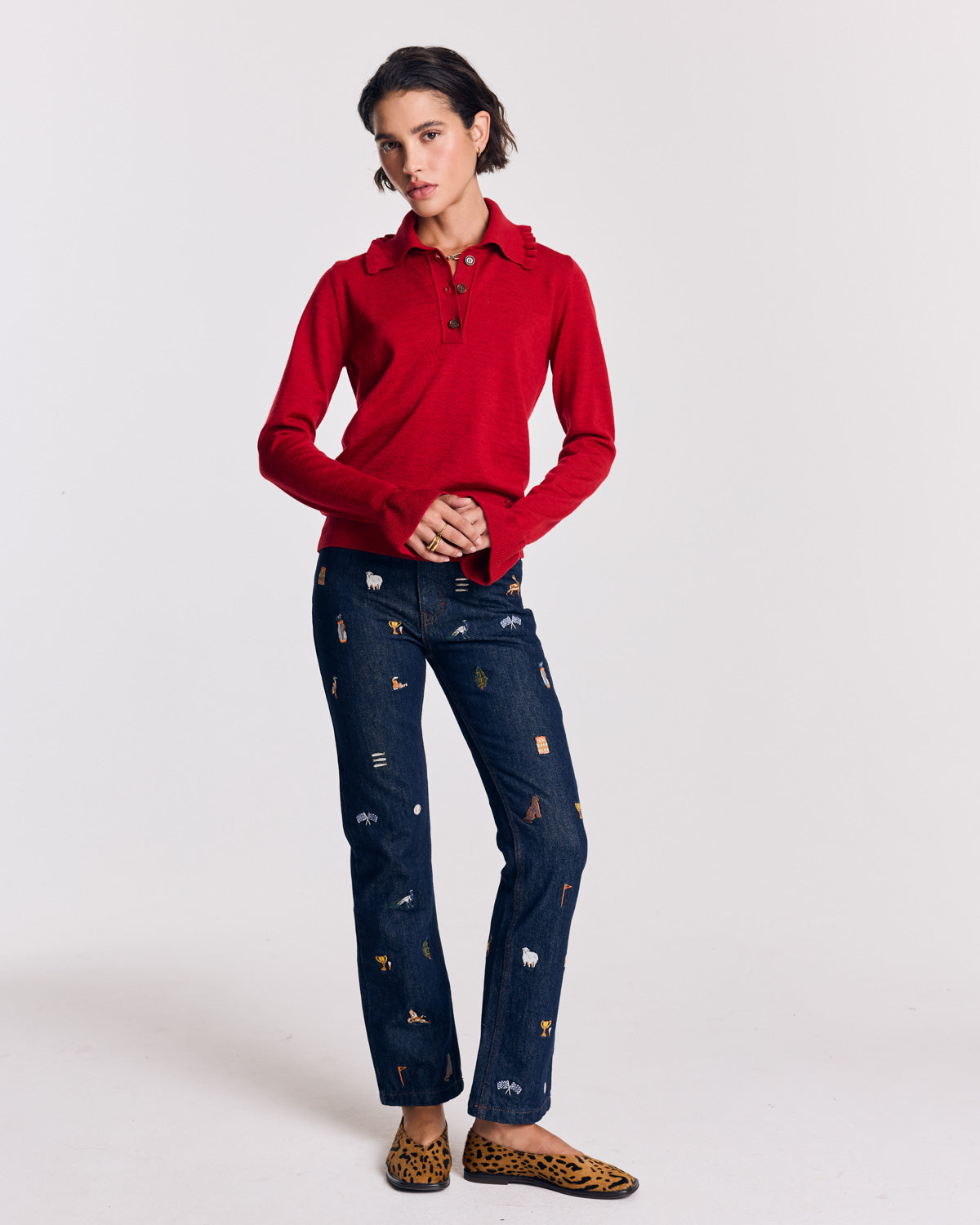 Pull Sonia rouge