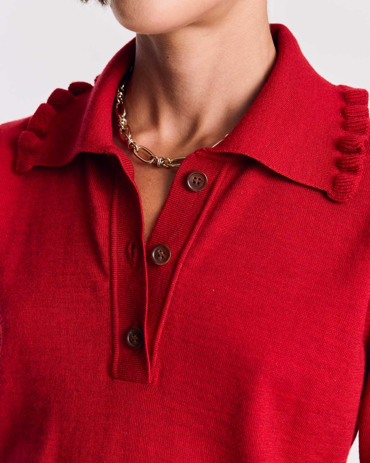 Pull Sonia rouge