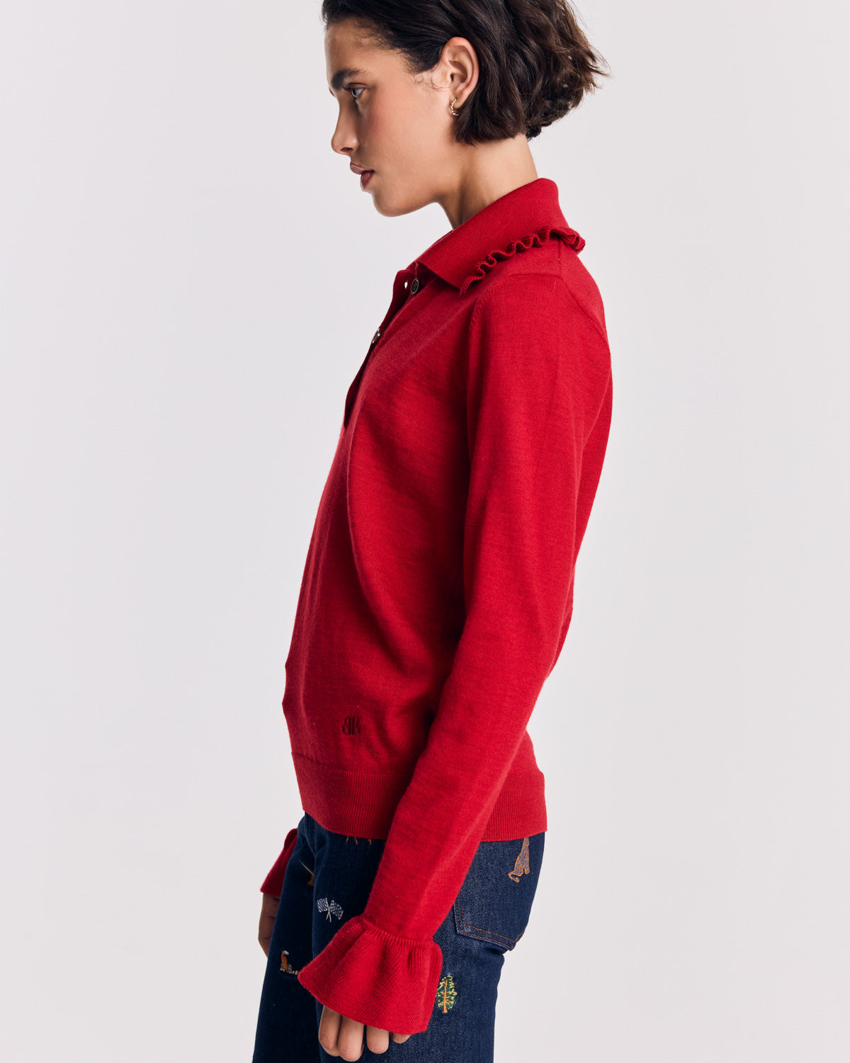 Pull Sonia rouge