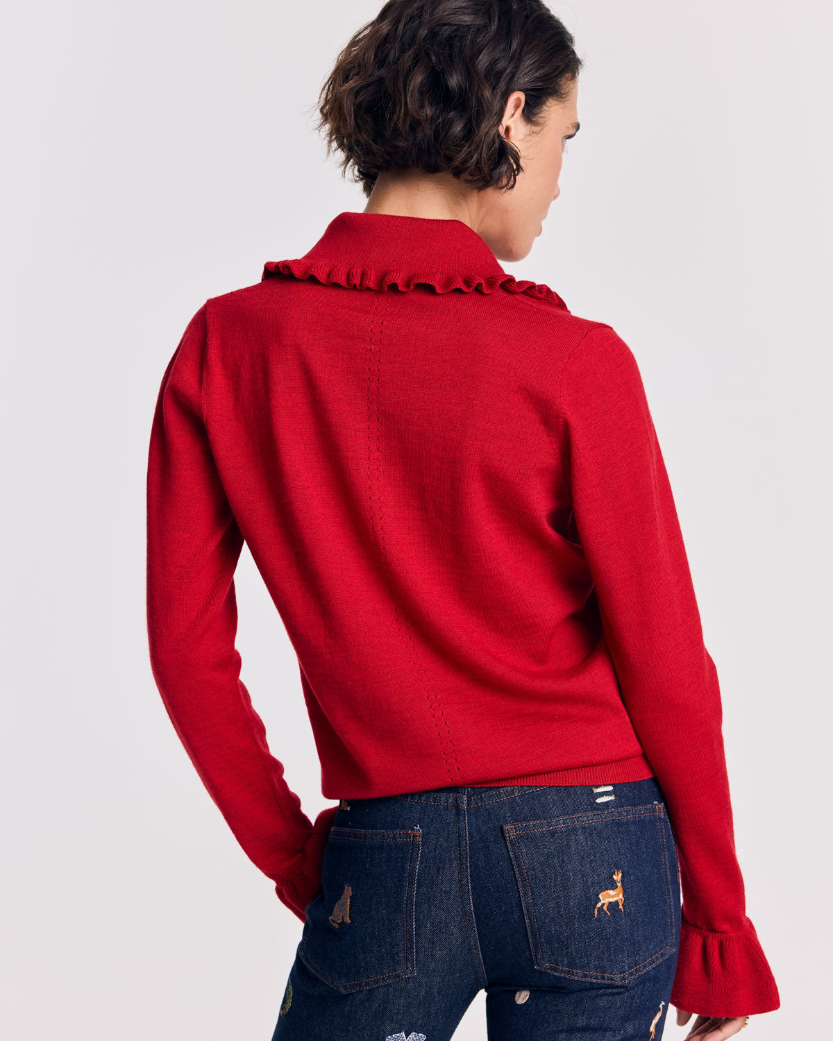 Pull Sonia rouge