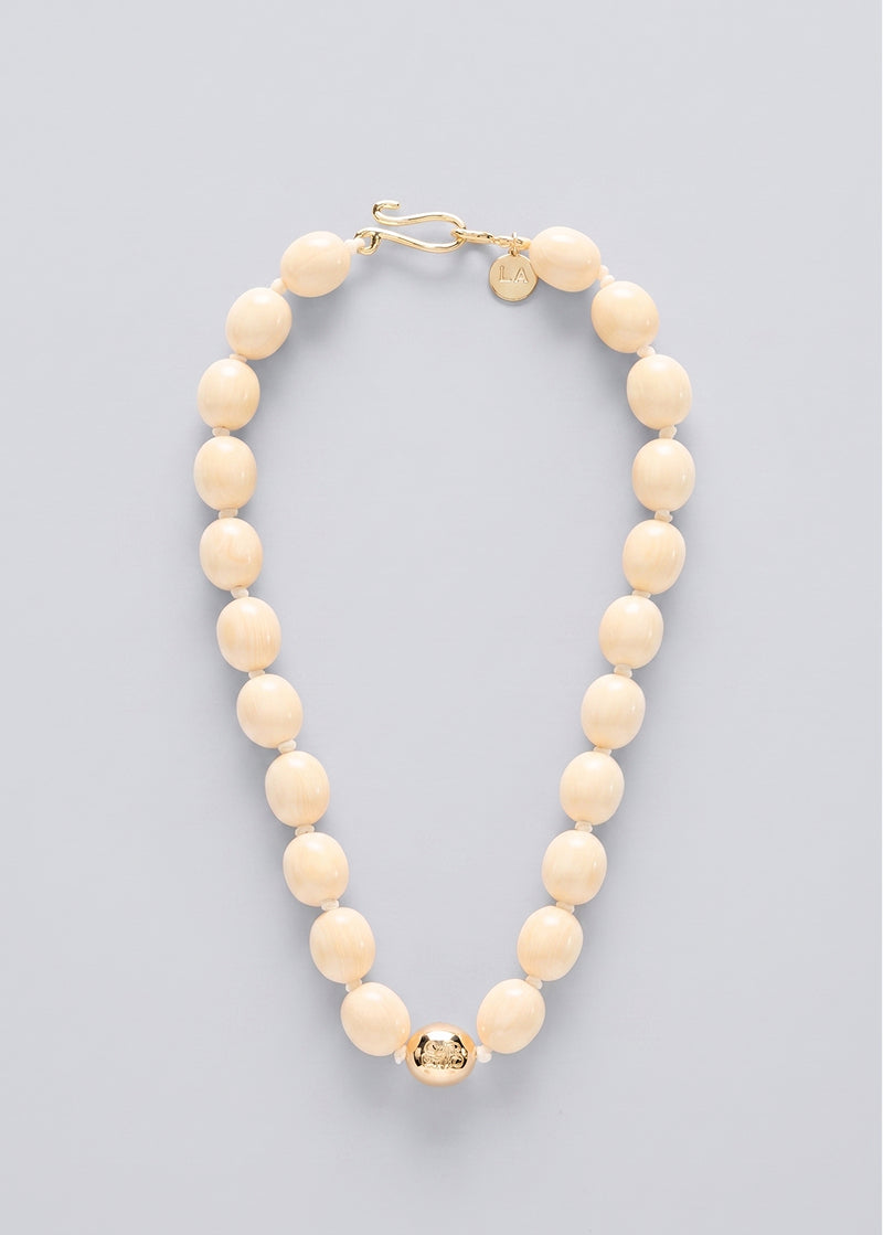 Collier Dina écru