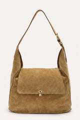 Sac Gala croûte de cuir kaki