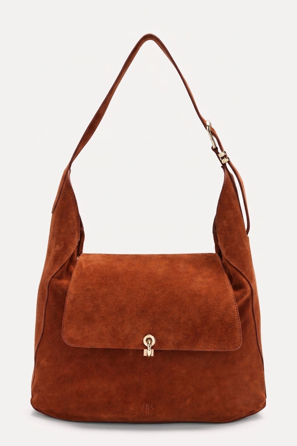 Sac Gala croûte de cuir brique