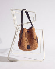 Panier Sola raphia et chocolat