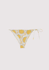 Bas de maillot de bain Ilona imprimé Tournesols jaune