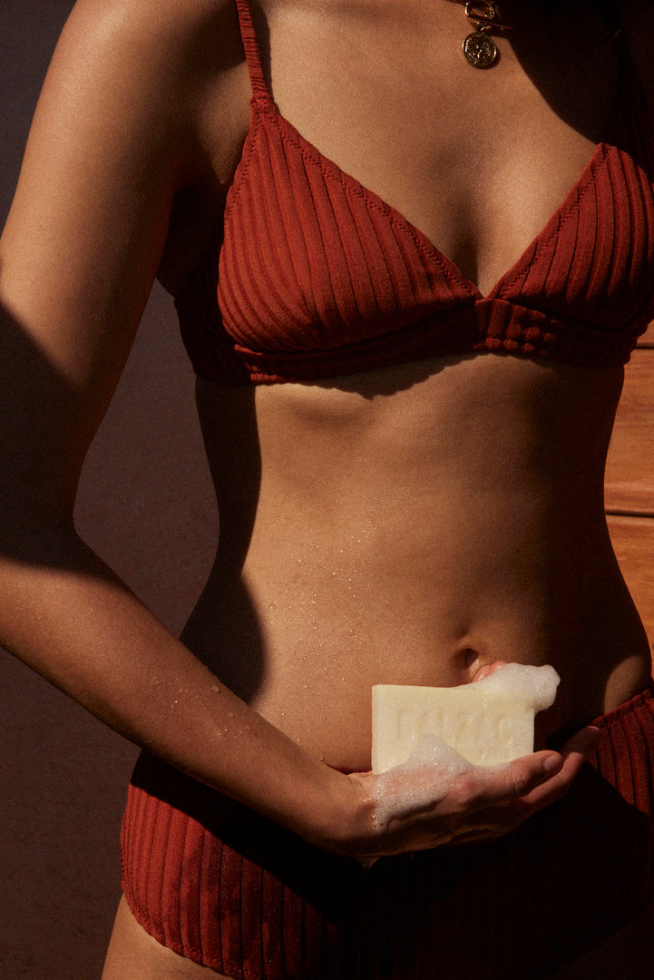 Haut de maillot Figuier terracotta