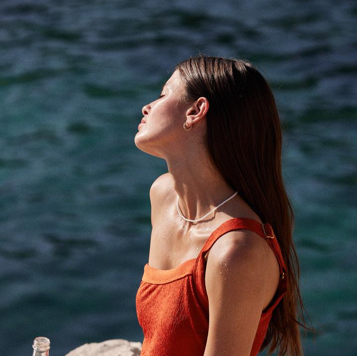 Maillot de bain Iris terracotta