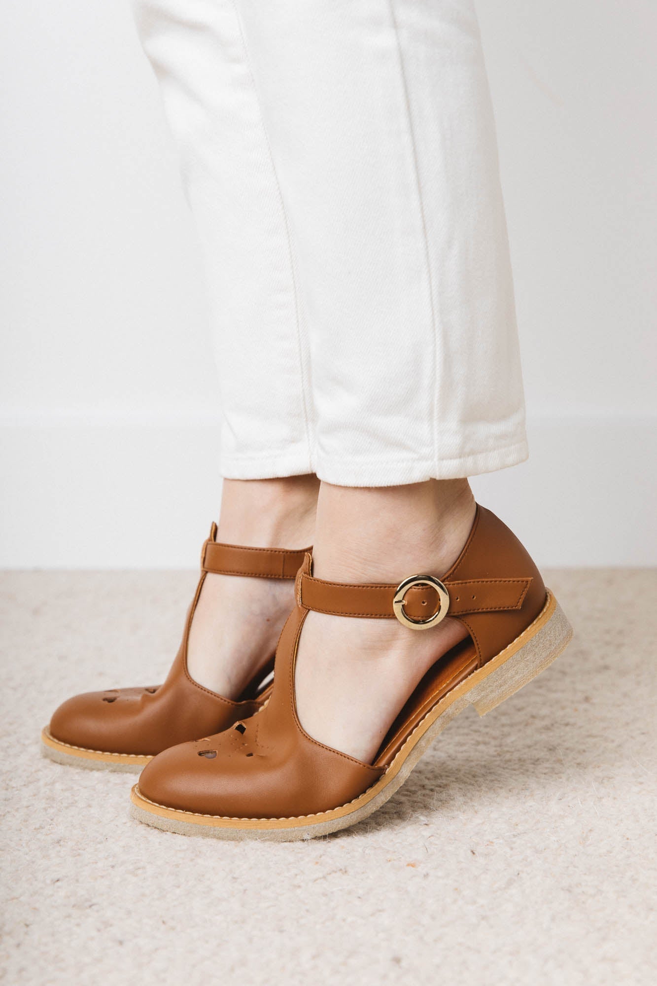 Babies Aloïs cognac vegan