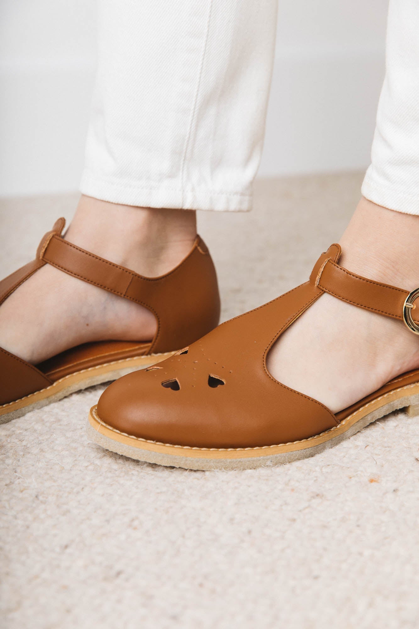 Babies Aloïs cognac vegan