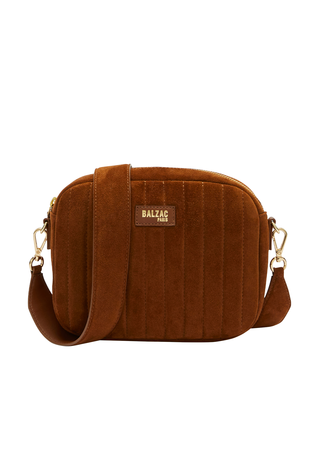 Sac César croûte de cuir chocolat