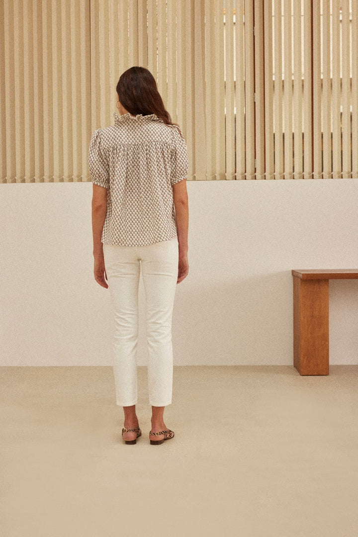 Jean Mattis blanc perle