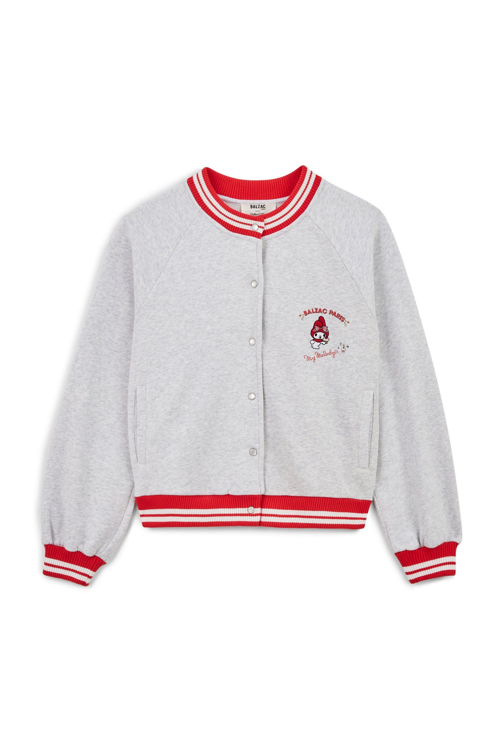 Cardigan Douillet gris et rouge My Melody