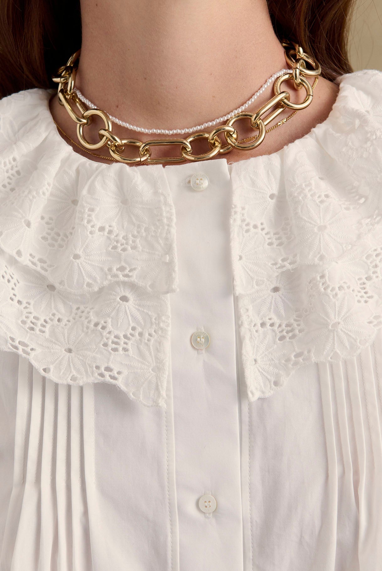 Chaine Bromélia doré