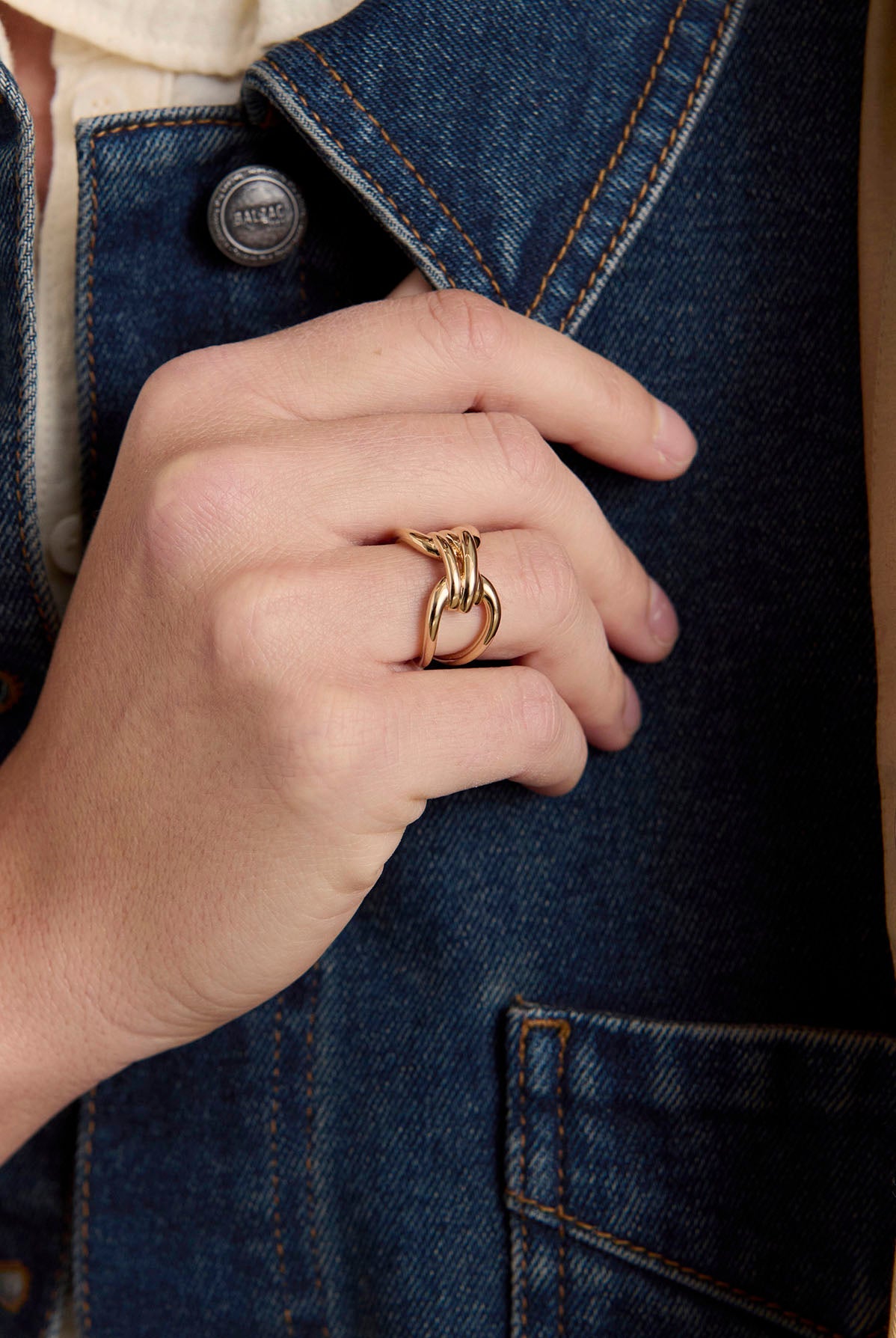 Bague Sorya doré
