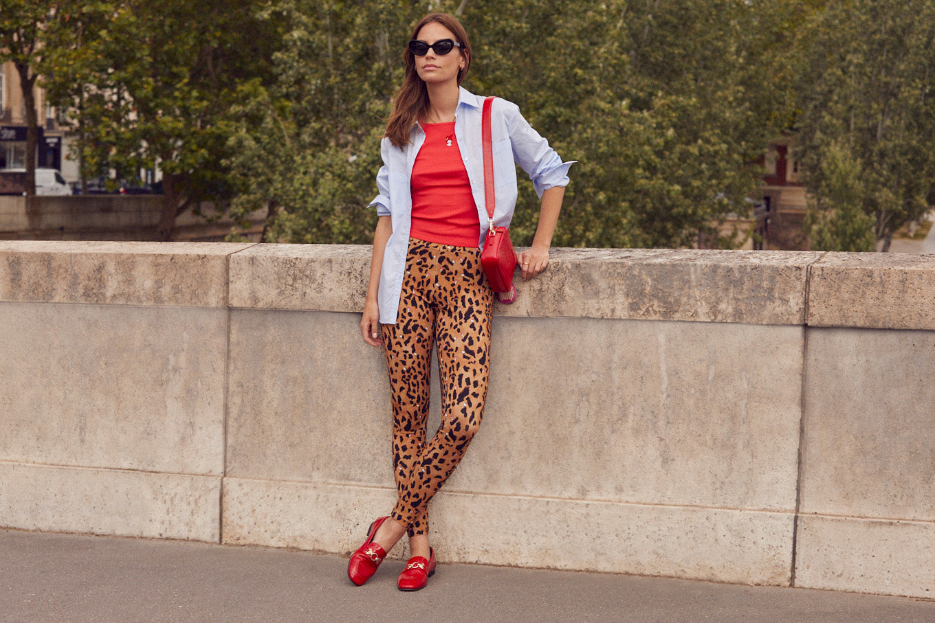 Mocassins Flavie vernis rouge