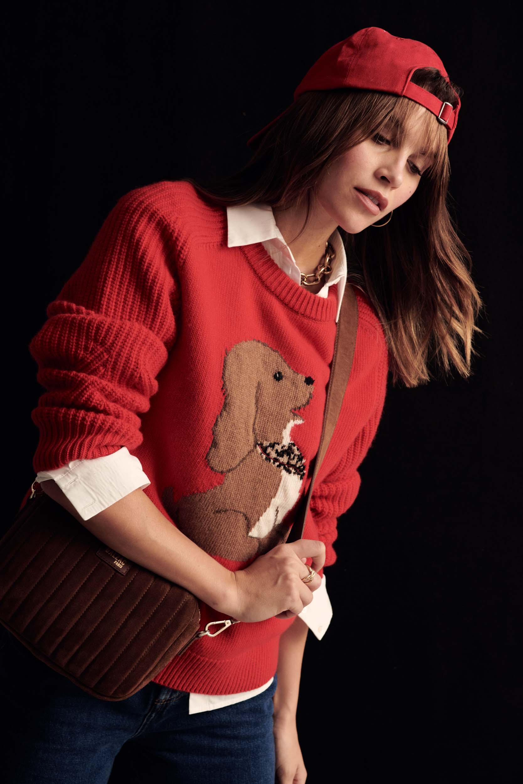 Pull Doug rouge Barbour x BP