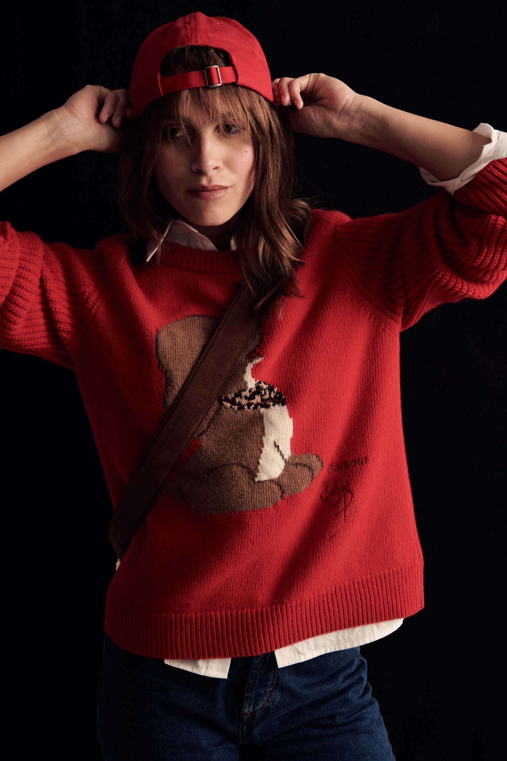 Pull Doug rouge Barbour x BP