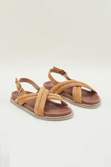 Sandales Petra nubuck camel