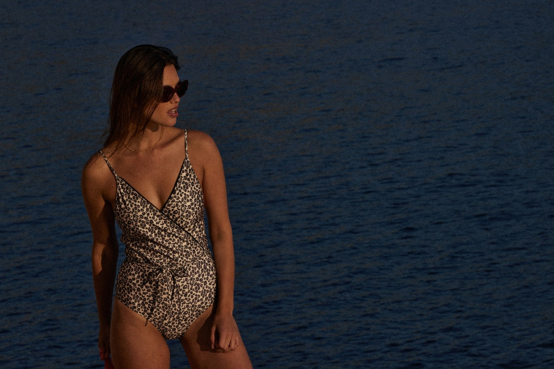 Maillot de bain Roman léopard