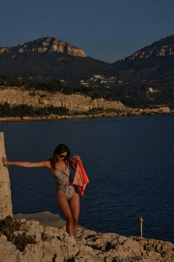 Maillot de bain Roman léopard