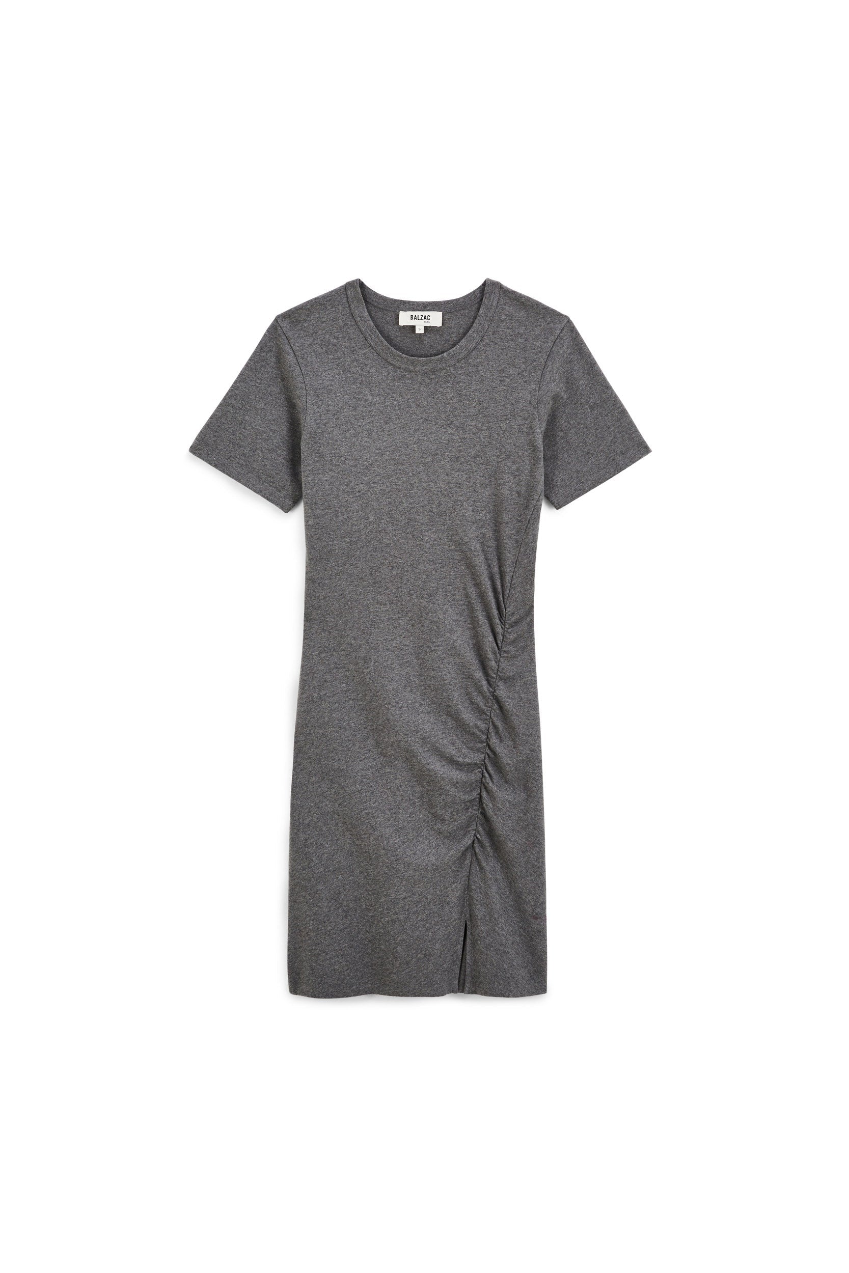 Robe Floréal gris anthracite