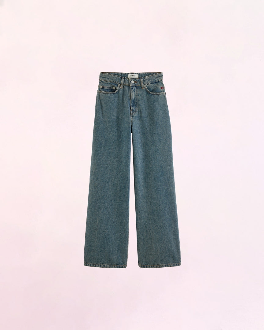 Jean Mateo bleu vintage