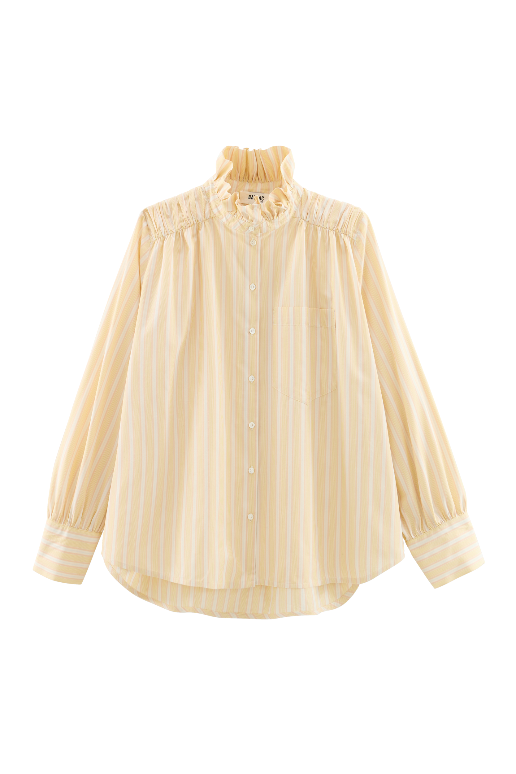 Chemise Leonor rayures jaune