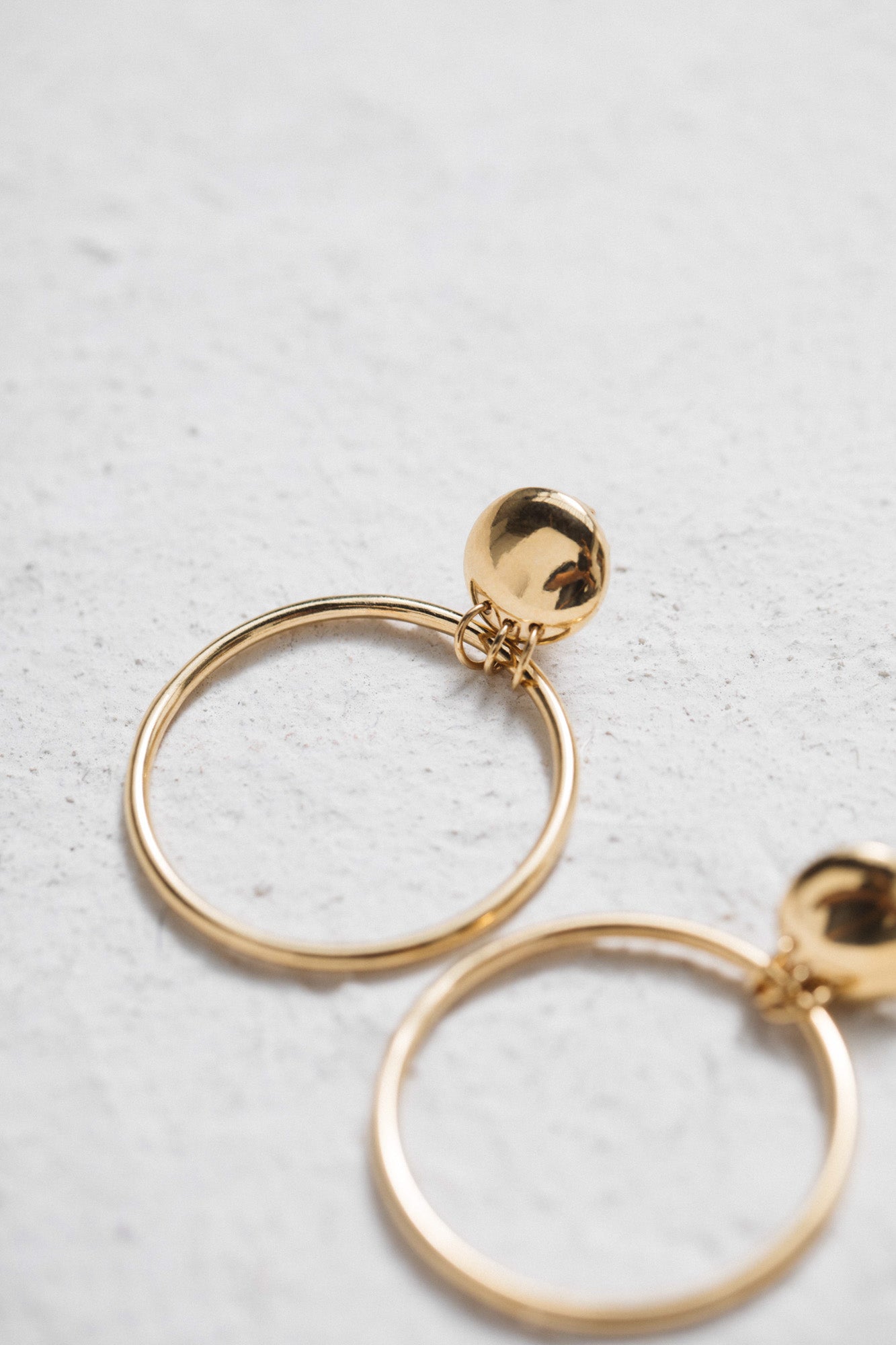 Boucles d'oreille Tila doré