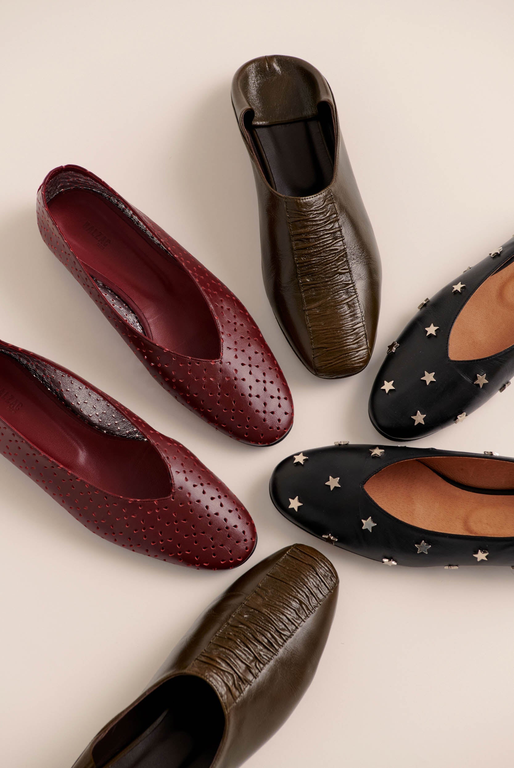 Ballerines Grace kaki