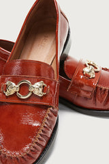 Mocassins Barnabé vernis chocolat