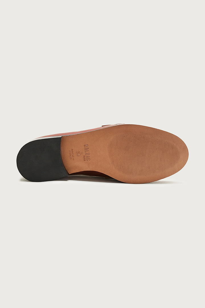 Mocassins Barnabé vernis chocolat