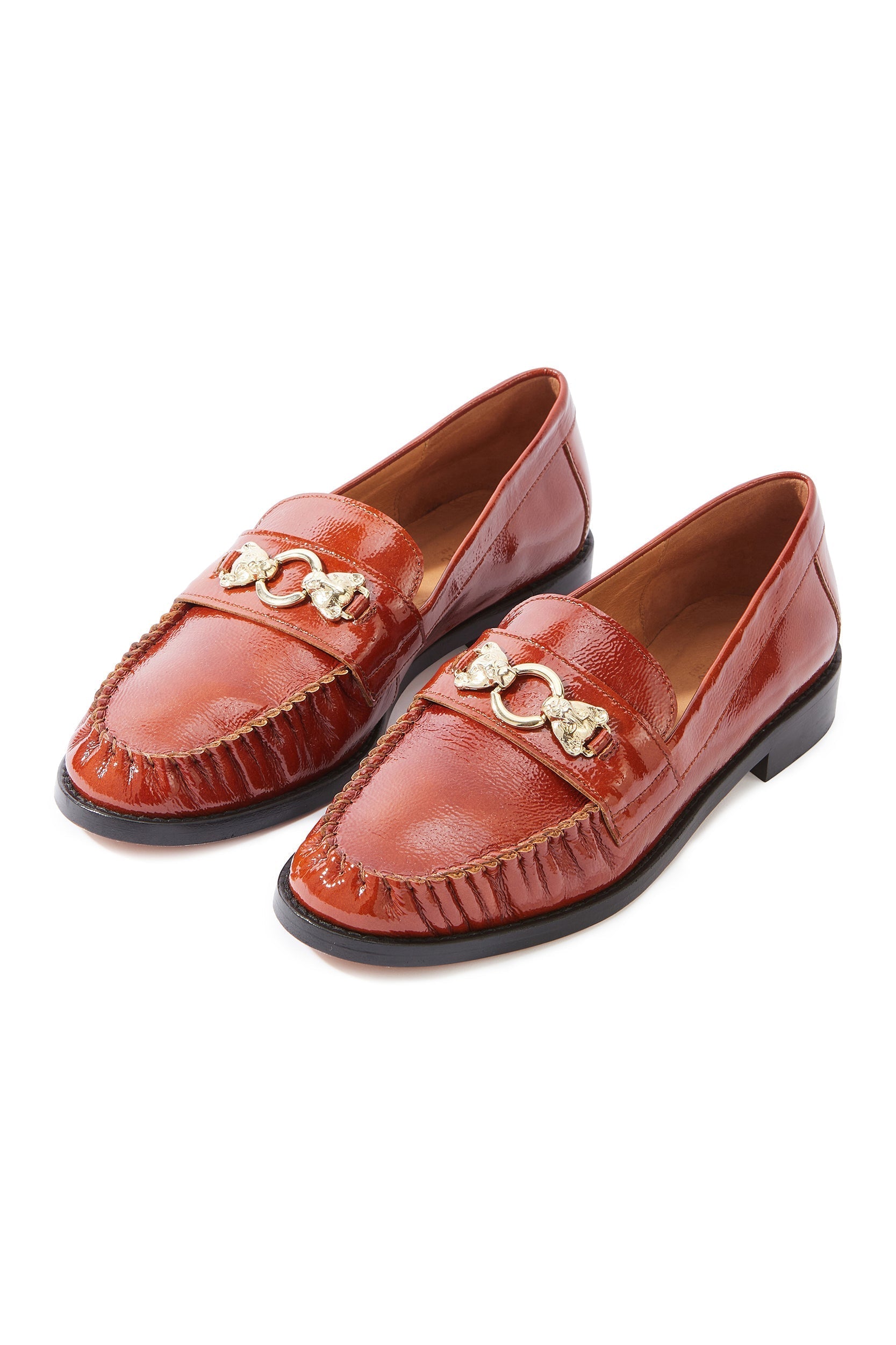 Mocassins Barnabé vernis chocolat
