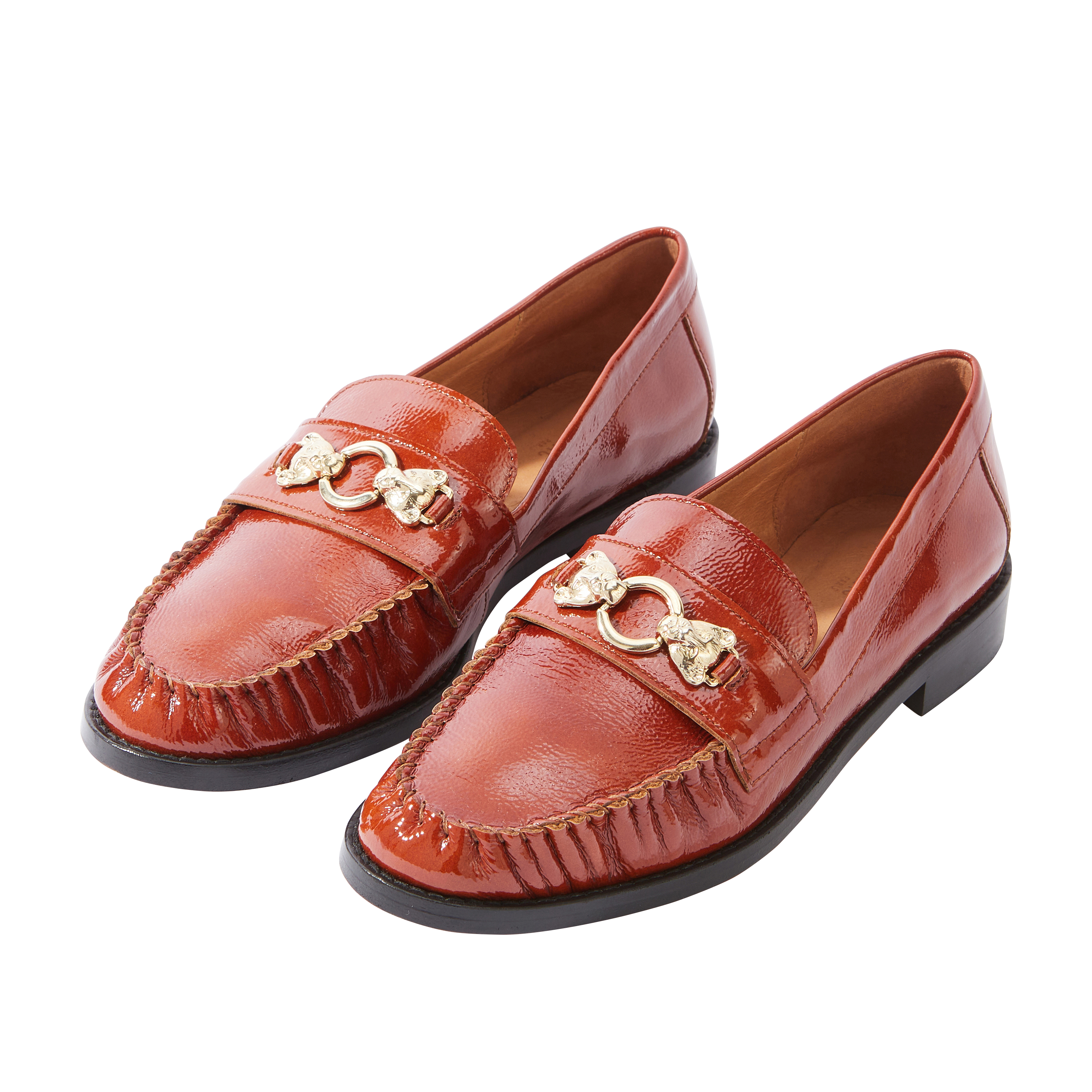 Mocassins Barnabé vernis chocolat